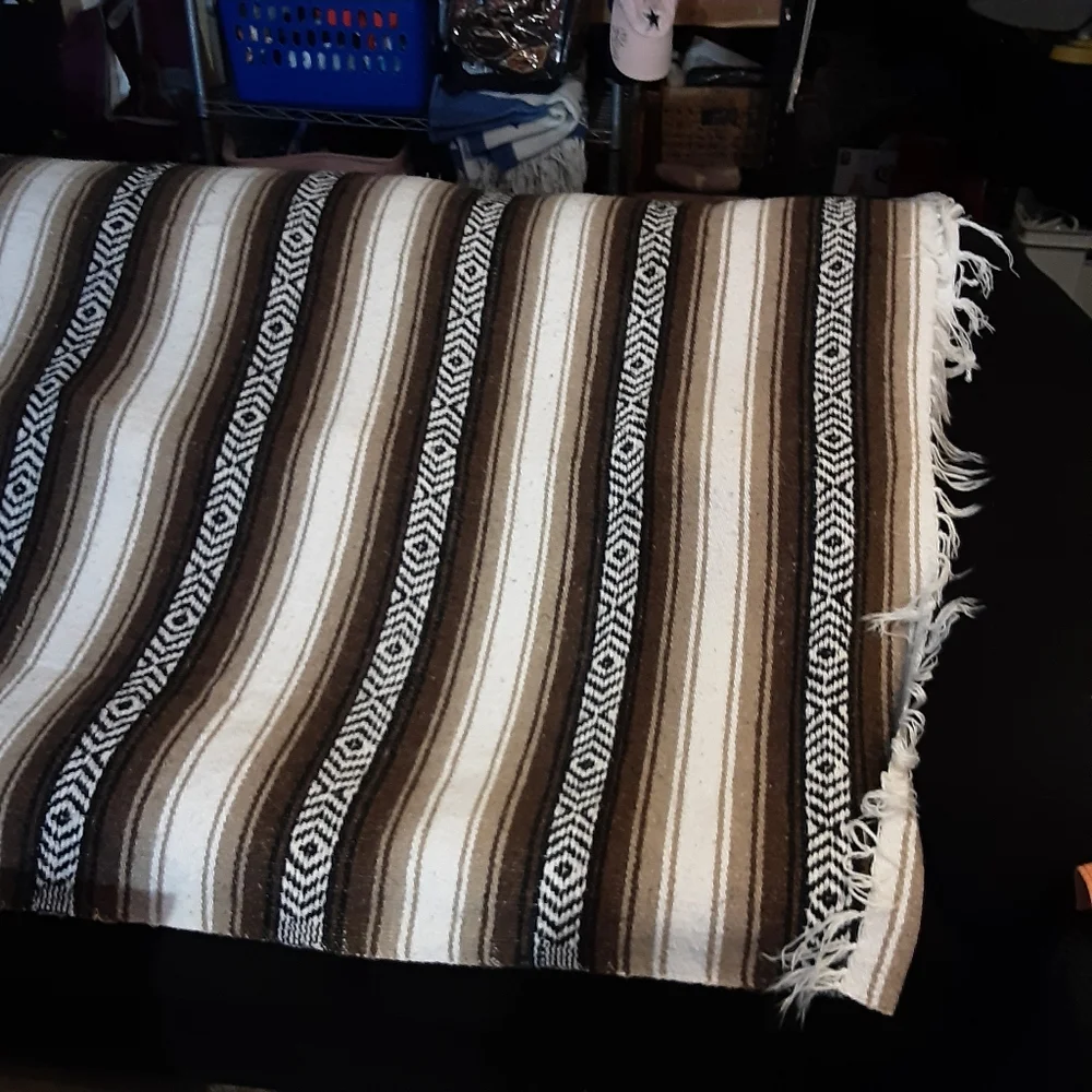 Mexican serape blanket - Picture 1 of 6